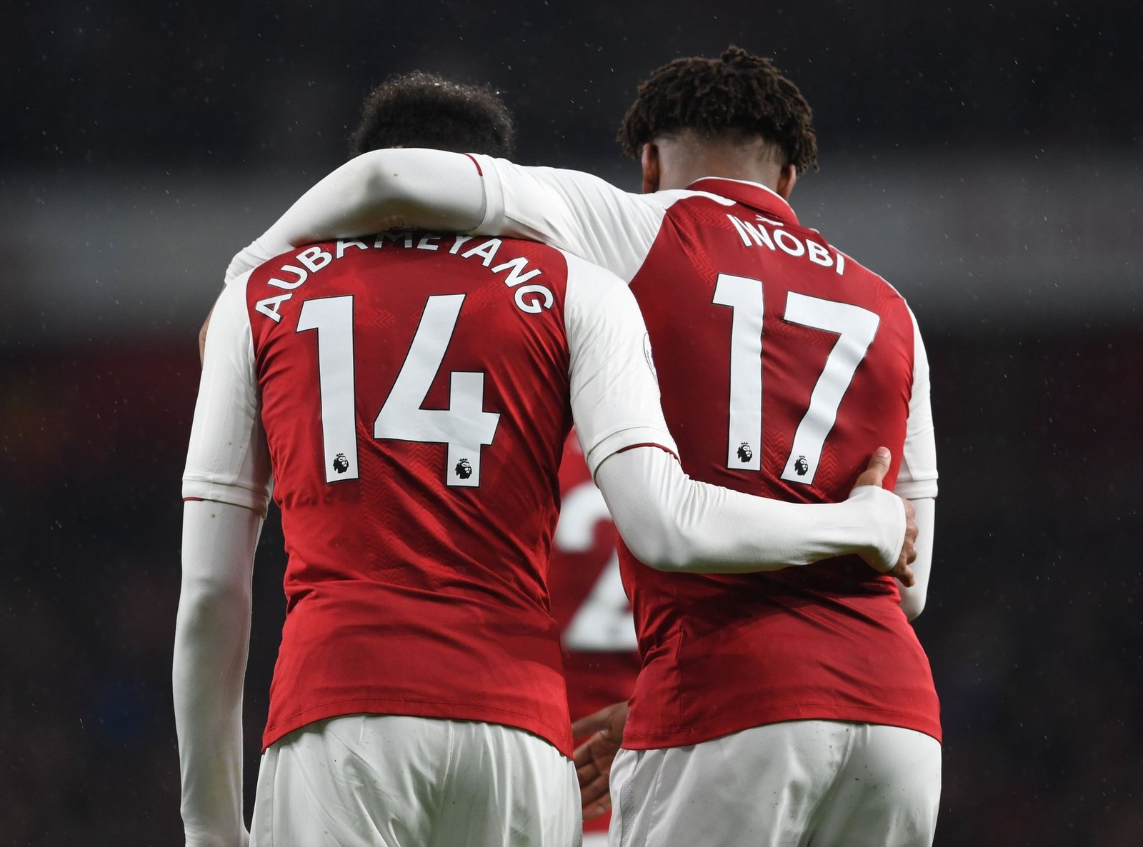 Aubameyang and Alex Iwobi