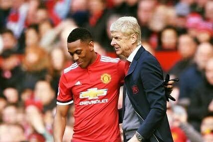 ARSENE WENGER AND ANTHONY MARTIAL