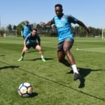 DANNY WELBECK IN TRAINING