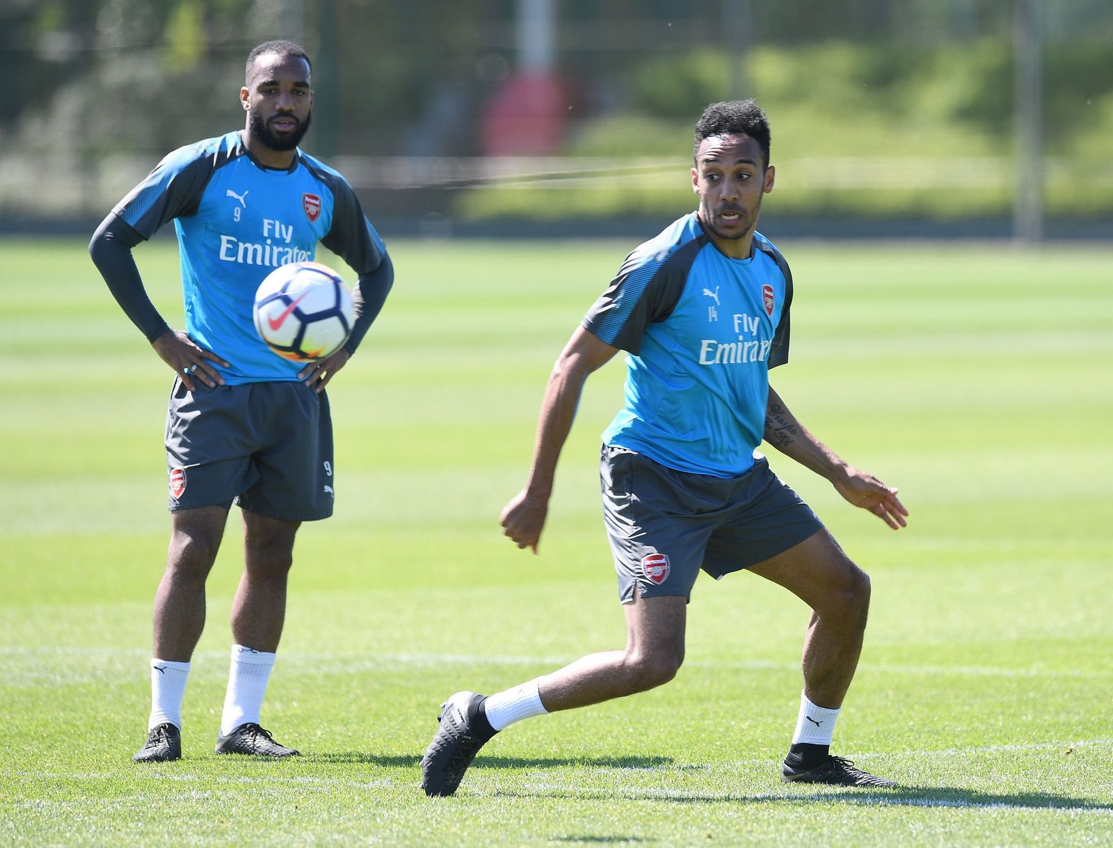 AUBAMEYANG AND LACAZETTE