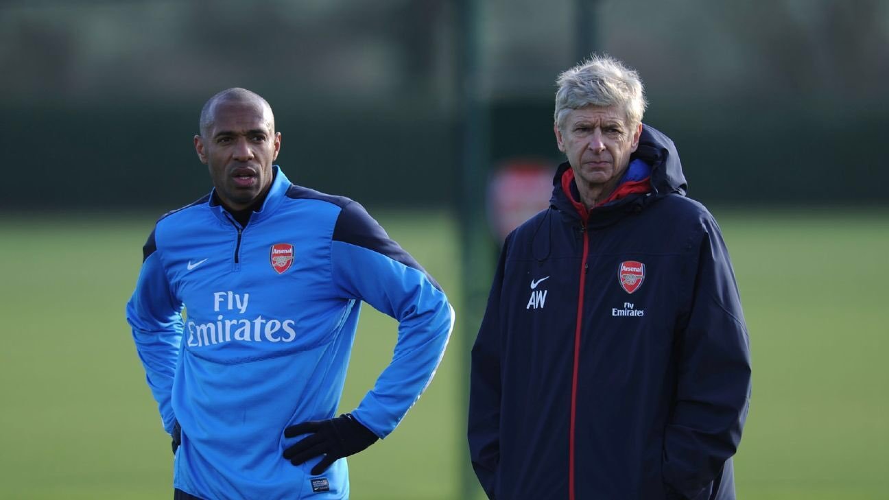 ARSENE WENGER AND THIERY HENRY