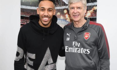 Arsene Wenger and Aubameyang