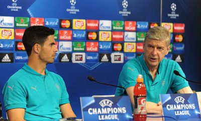 ARSENE WENGER AND MIKEL ARTETA
