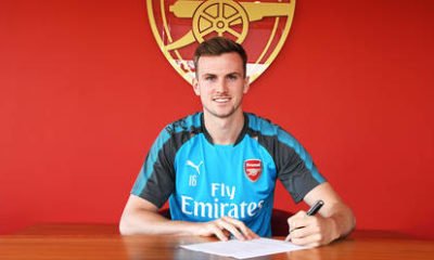 ARSENAL DEFENDER ROB HOLDING