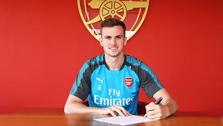 ARSENAL DEFENDER ROB HOLDING