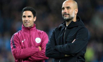 MIKEL ARTETA AND PEP GUARDIOLA