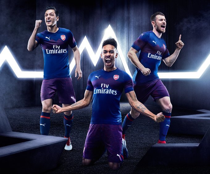Arsenal's 2018/19 Away Kit