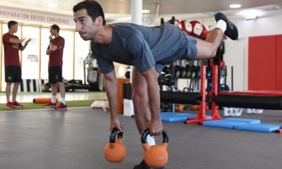 Mkhitaryan In Training
