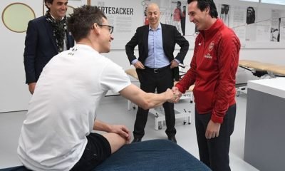 Unai Emery and Laurent Koscielny