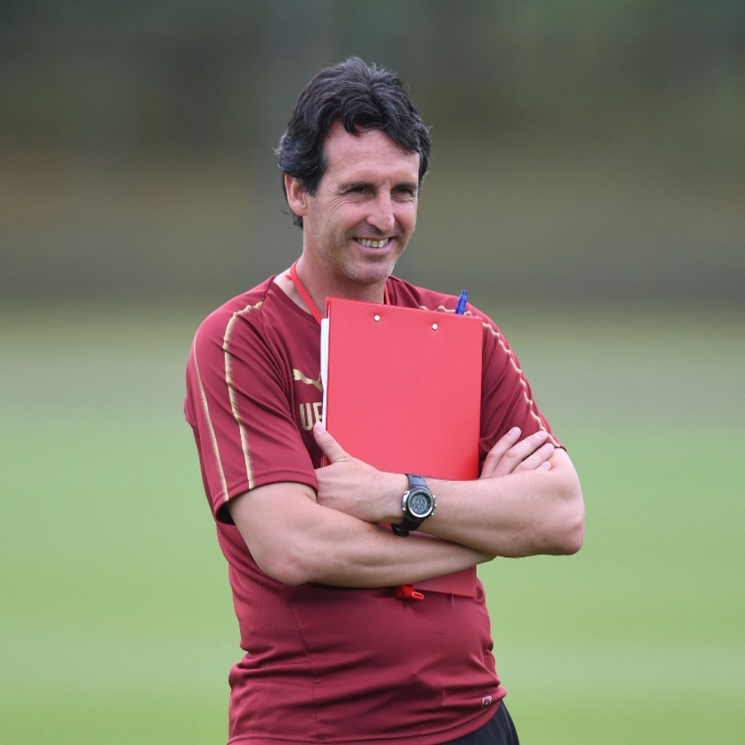 Arsenal manager Unai Emery