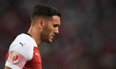 Arsenal striker Lucas Perez