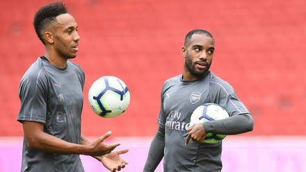 Aubameyang and Lacazette