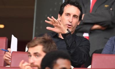 Unai Emery attending Arsenal under 23
