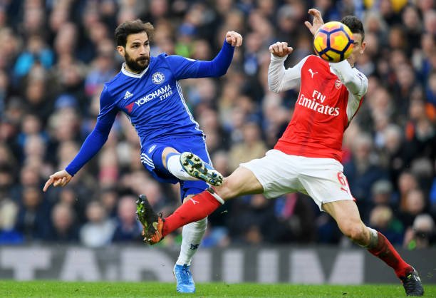 Chelsea star Cesc Fabregas VS Arsenal