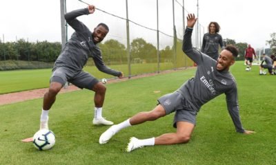 Lacazette takes on Aubameyang