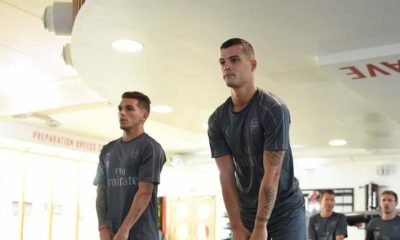 Lucas Torreira and Granit Xhaka