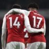 Aubameyang and Alex Iwobi
