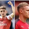 Bernd Leno and Lucas Torreira