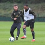 Alexandre Lacazette and Shokdran Mustafi