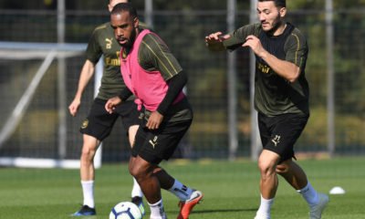 Alexandre Lacazette and Sead Kolasinac