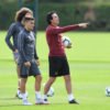 Unai Emery and Lucas Torreira