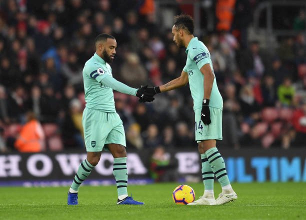 Aubameyang and Lacazette